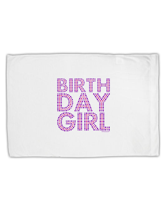 Birthday Girl - Pink and Purple Dots Standard Size Polyester Pillow Case by TooLoud-Pillow Case-TooLoud-White-Davson Sales