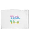 Beach Please - Summer Colors Standard Size Polyester Pillow Case-Pillow Case-TooLoud-White-Davson Sales