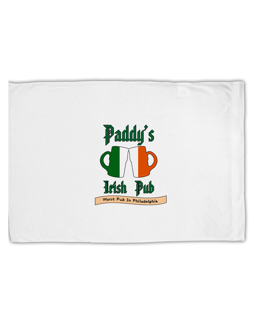 Paddy's Irish Pub Standard Size Polyester Pillow Case by TooLoud-Pillowcases & Shams-TooLoud-White-Davson Sales