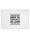 Error 404 Festivity Not Found Standard Size Polyester Pillow Case by TooLoud-TooLoud-White-Davson Sales