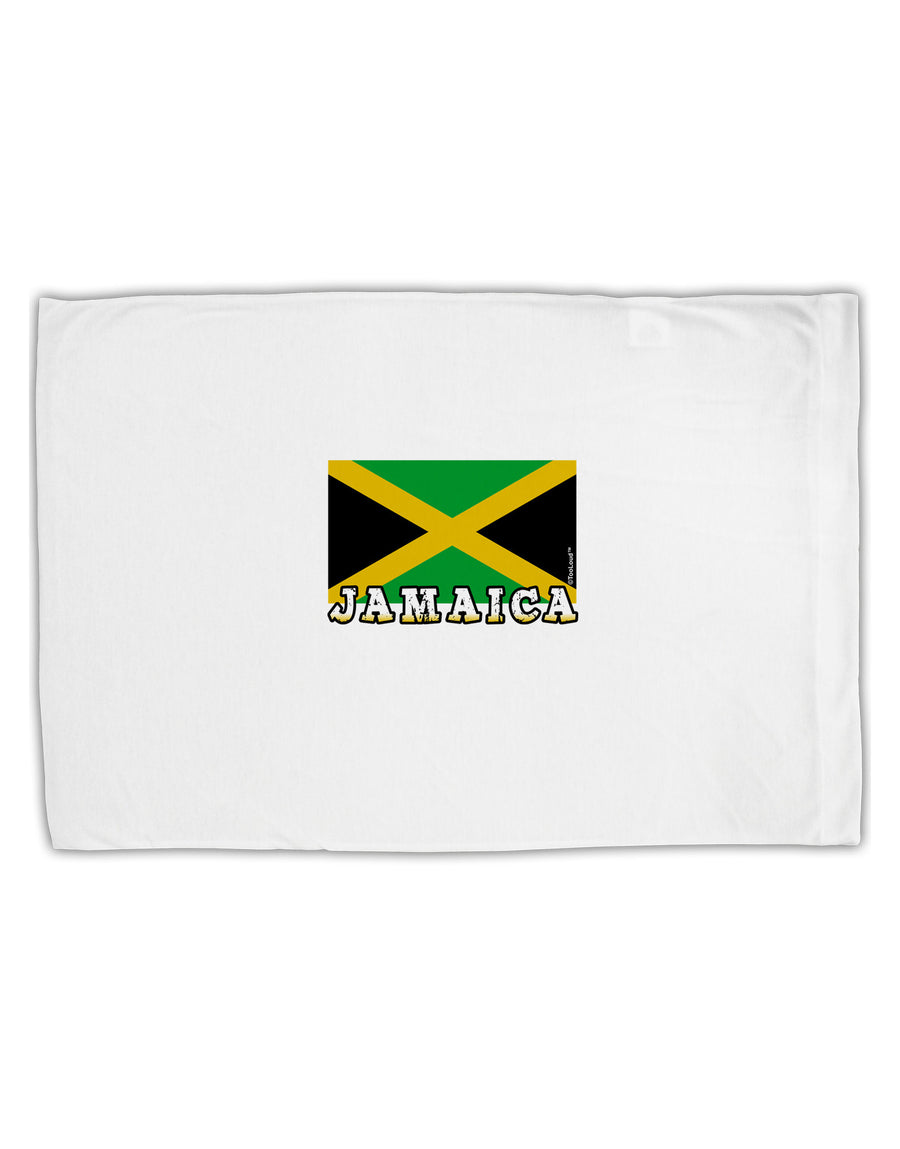 Jamaica Flag Standard Size Polyester Pillow Case-Pillow Case-TooLoud-White-Davson Sales