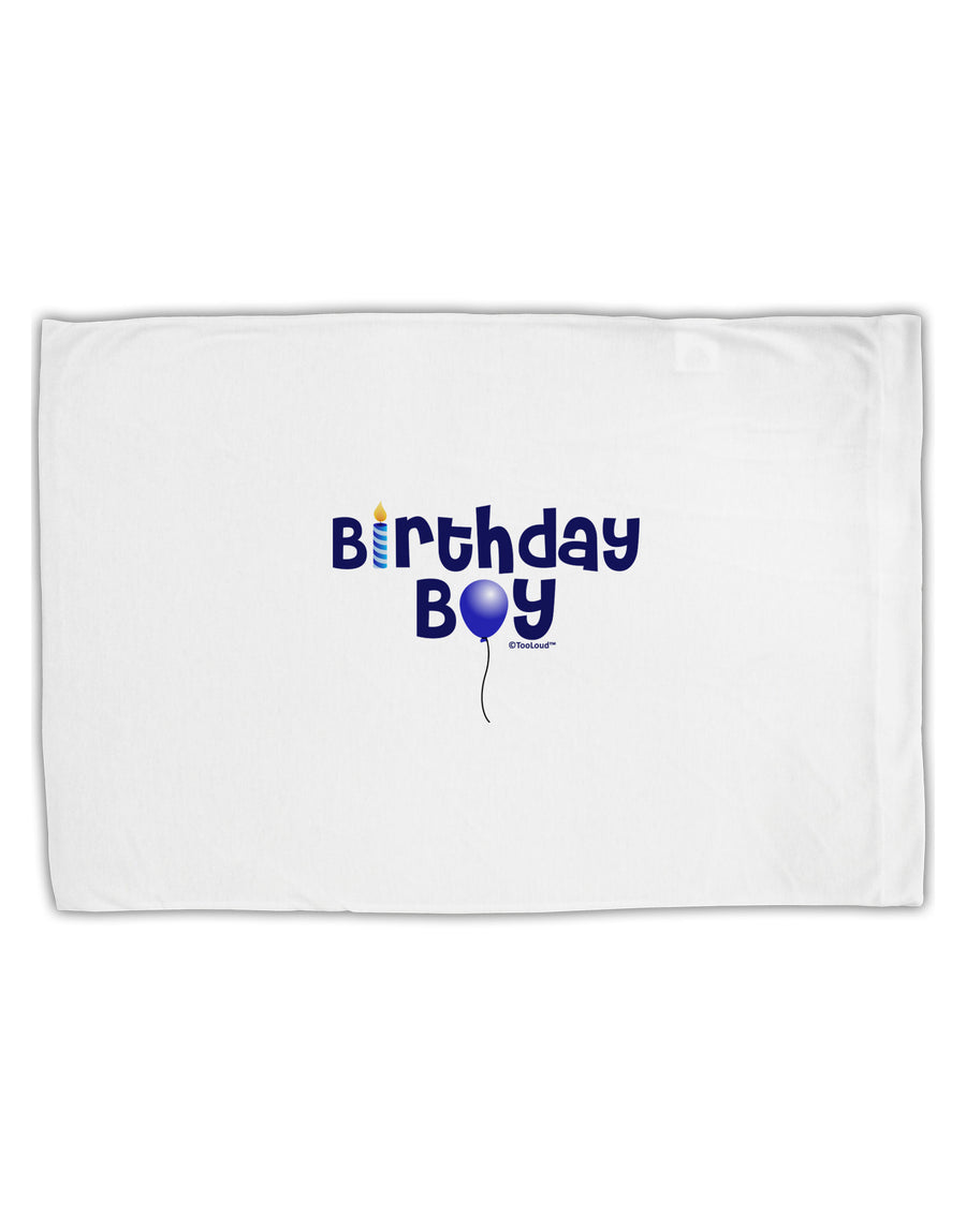 Birthday Boy - Candle and Balloon Standard Size Polyester Pillow Case by TooLoud-Pillow Case-TooLoud-White-Davson Sales