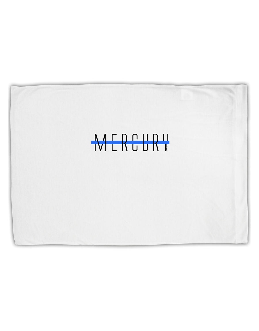 Planet Mercury Text Only Standard Size Polyester Pillow Case by TooLoud-Pillow Case-TooLoud-White-Davson Sales