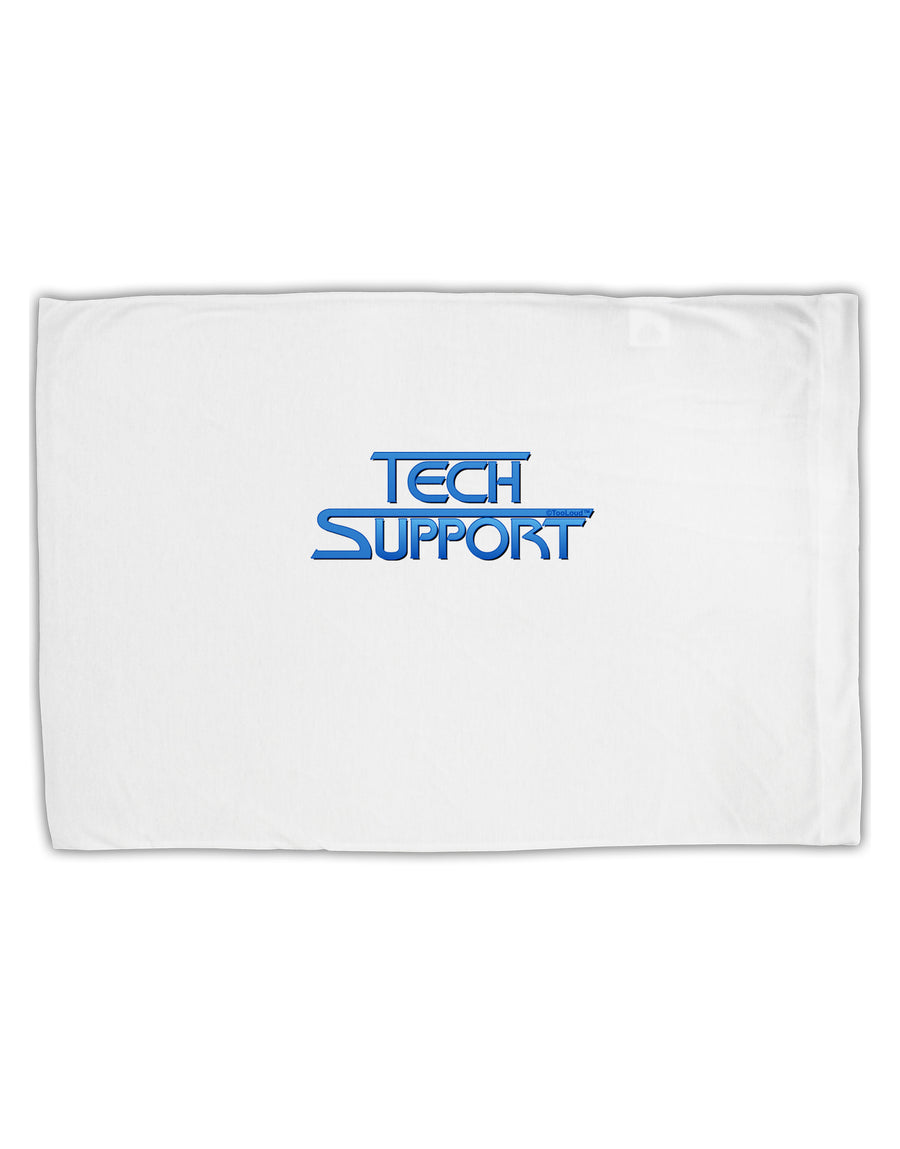 Tech Support Logo Standard Size Polyester Pillow Case by TooLoud-Pillow Case-TooLoud-White-Davson Sales