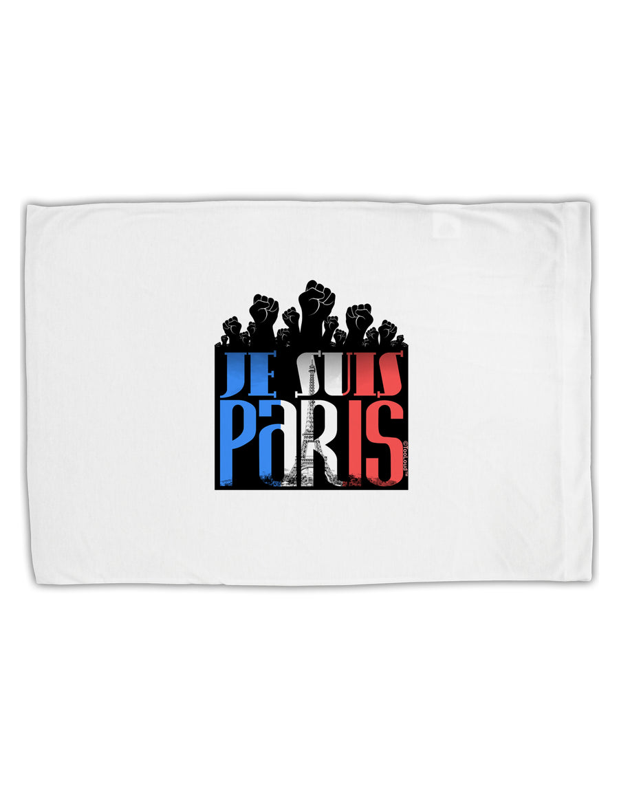 Je Suis Paris - Strong Standard Size Polyester Pillow Case by TooLoud-TooLoud-White-Davson Sales