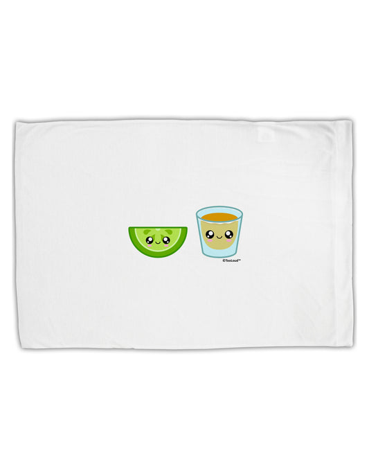 Cute Tequila Shot and Lime Wedge Standard Size Polyester Pillow Case by TooLoud-Pillow Case-TooLoud-White-Davson Sales