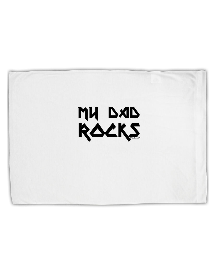 My Dad Rocks Standard Size Polyester Pillow Case by TooLoud-Pillow Case-TooLoud-White-Davson Sales