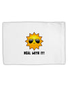 Deal With It Cute Sun Standard Size Polyester Pillow Case by TooLoud-Pillow Case-TooLoud-White-Davson Sales