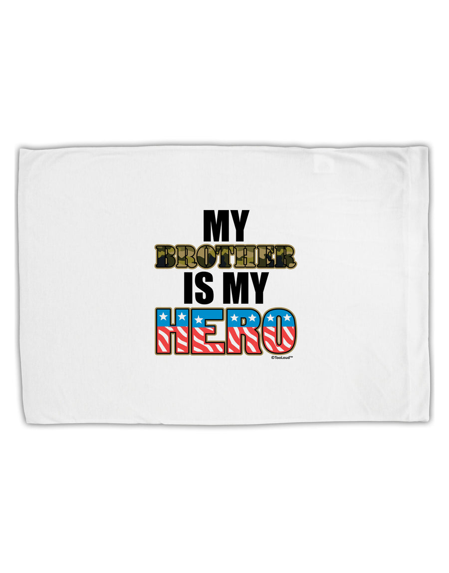 My Brother is My Hero - Armed Forces Standard Size Polyester Pillow Case by TooLoud-Pillow Case-TooLoud-White-Davson Sales