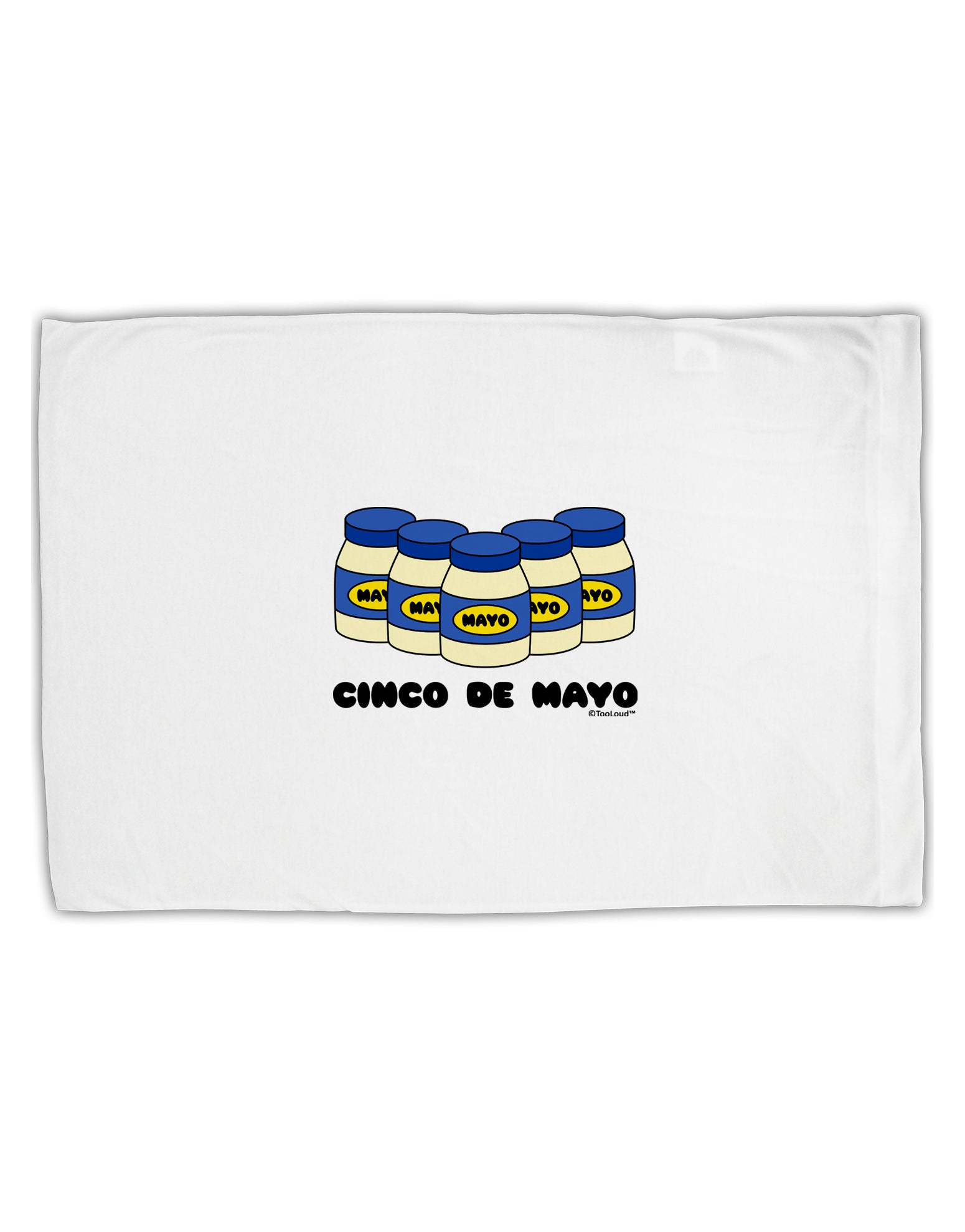 Cinco de Mayo - 5 Mayo Jars Standard Size Polyester Pillow Case by TooLoud-Pillow Case-TooLoud-White-Davson Sales