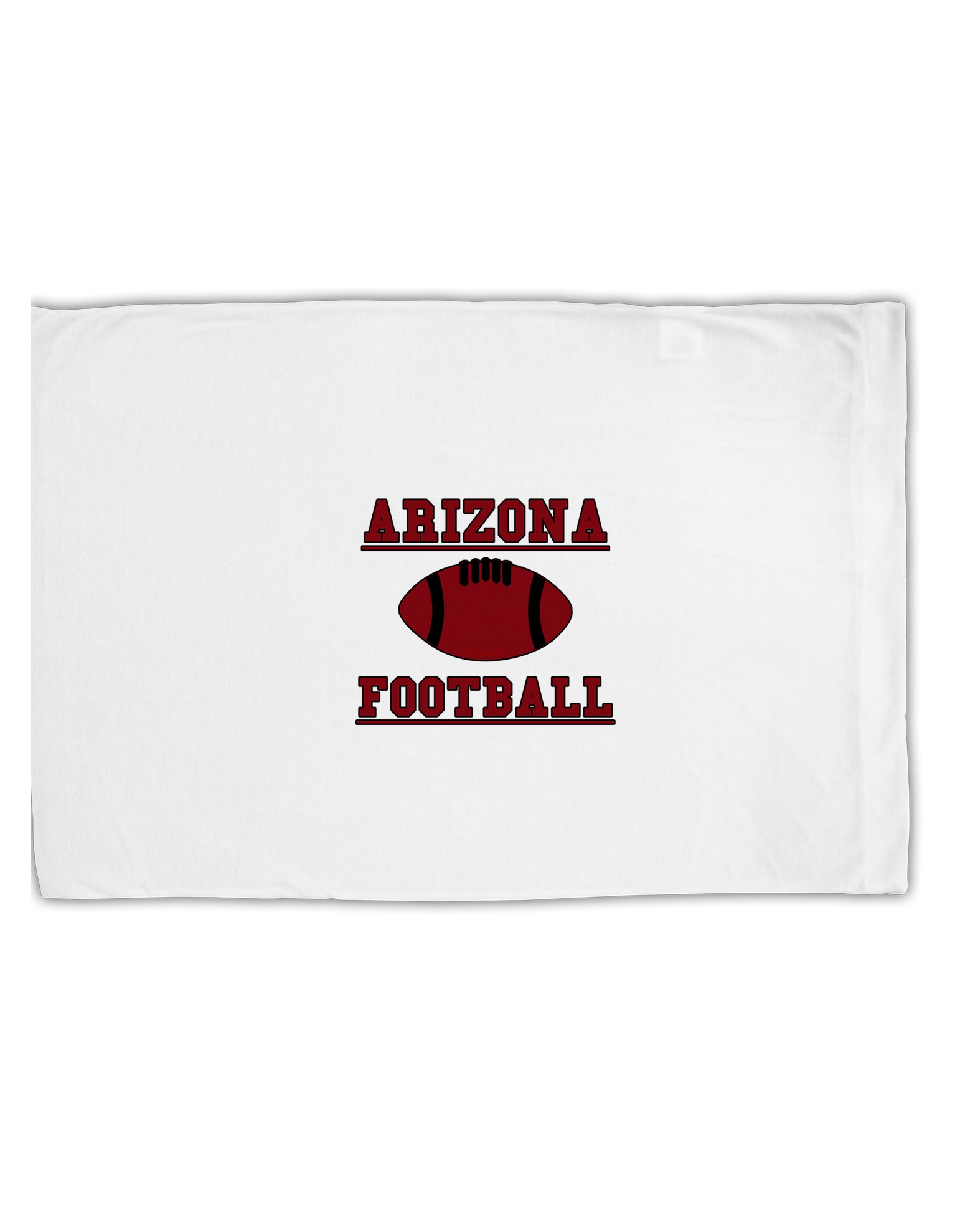 Arizona Football Standard Size Polyester Pillow Case by TooLoud-TooLoud-White-Davson Sales