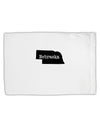 Nebraska - United States Shape Standard Size Polyester Pillow Case by TooLoud-Pillow Case-TooLoud-White-Davson Sales