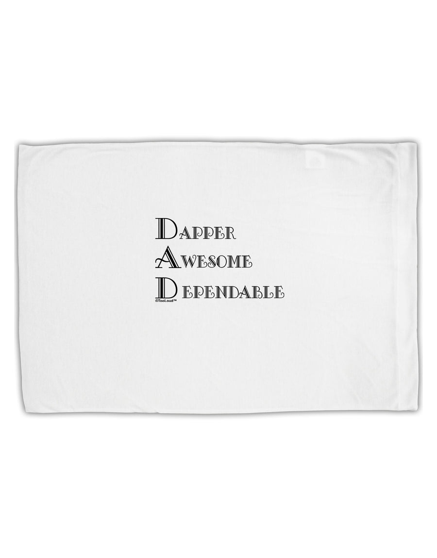 DAD - Acronym Standard Size Polyester Pillow Case by TooLoud-Pillow Case-TooLoud-White-Davson Sales