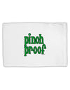 Pinch Proof - St. Patrick's Day Standard Size Polyester Pillow Case by TooLoud-Pillow Case-TooLoud-White-Davson Sales