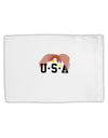 Bald Eagle USA Standard Size Polyester Pillow Case by TooLoud-Pillow Case-TooLoud-White-Davson Sales