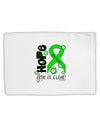 Hope for a Cure - Lime Green Ribbon Lyme Disease - Flowers Standard Size Polyester Pillow Case-Pillow Case-TooLoud-White-Davson Sales