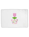 Easter Tulip Design - Pink Standard Size Polyester Pillow Case by TooLoud-Pillow Case-TooLoud-White-Davson Sales