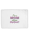 I'm a Mom - What's Your Superpower - Pink Standard Size Polyester Pillow Case by TooLoud-Pillow Case-TooLoud-White-Davson Sales