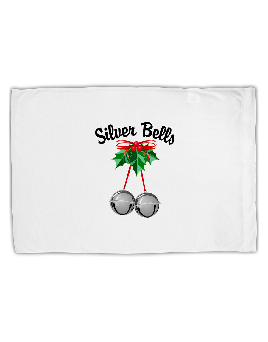 Silver Bells Standard Size Polyester Pillow Case by TooLoud-Pillow Case-TooLoud-White-Davson Sales