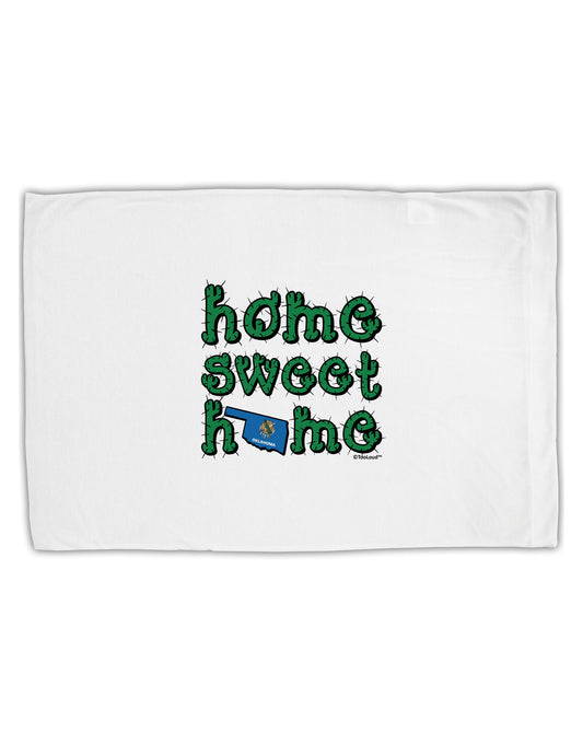 Home Sweet Home - Oklahoma - Cactus and State Flag Standard Size Polyester Pillow Case by TooLoud-Pillow Case-TooLoud-White-Davson Sales