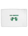 Go Green - St. Patrick's Day Green Beer Standard Size Polyester Pillow Case by TooLoud-Pillow Case-TooLoud-White-Davson Sales