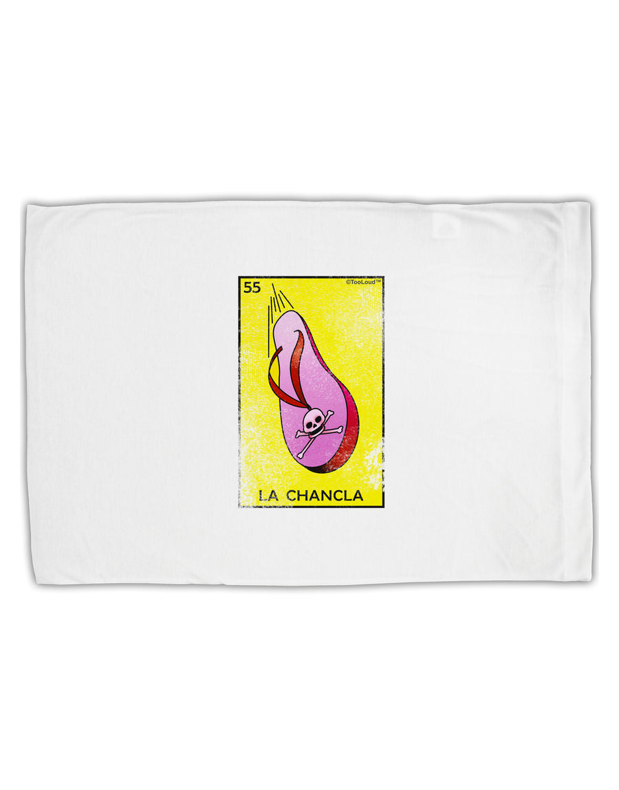 La Chancla Loteria Distressed Standard Size Polyester Pillow Case by TooLoud-TooLoud-White-Davson Sales