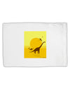 Brontosaurus and Pterodactyl Silhouettes with Sun Standard Size Polyester Pillow Case by TooLoud-Pillow Case-TooLoud-White-Davson Sales