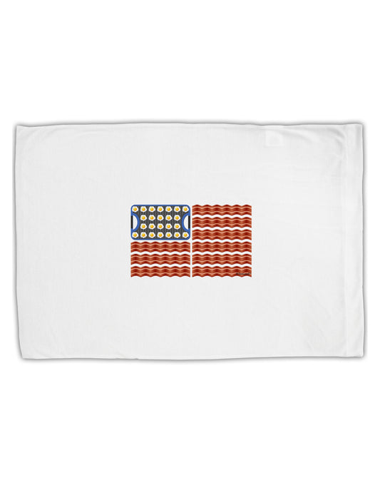 American Breakfast Flag - Bacon and Eggs Standard Size Polyester Pillow Case-Pillow Case-TooLoud-White-Davson Sales
