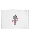 Cute Robot Female Standard Size Polyester Pillow Case by TooLoud-Pillow Case-TooLoud-White-Davson Sales