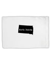 North Dakota - United States Shape Standard Size Polyester Pillow Case by TooLoud-Pillow Case-TooLoud-White-Davson Sales