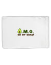 OMG - Oh My Guac - Guacamole Design Standard Size Polyester Pillow Case by TooLoud-Pillow Case-TooLoud-White-Davson Sales