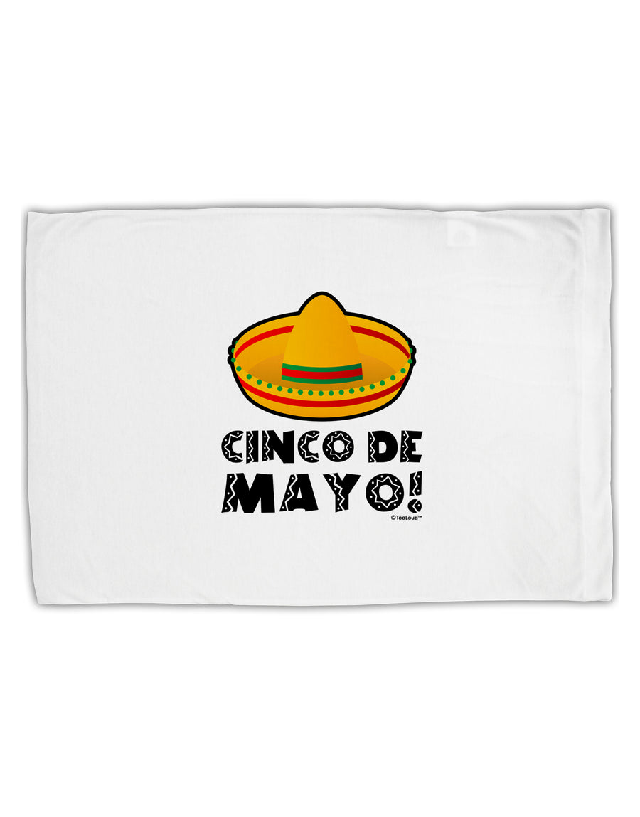 Sombrero Design - Cinco de Mayo Standard Size Polyester Pillow Case by TooLoud-Pillow Case-TooLoud-White-Davson Sales