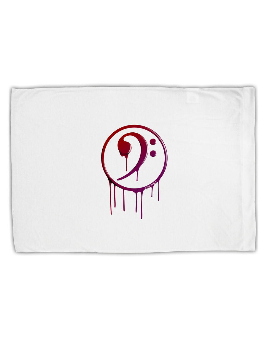 Dripping Bass Symbol Standard Size Polyester Pillow Case-Pillow Case-TooLoud-White-Davson Sales