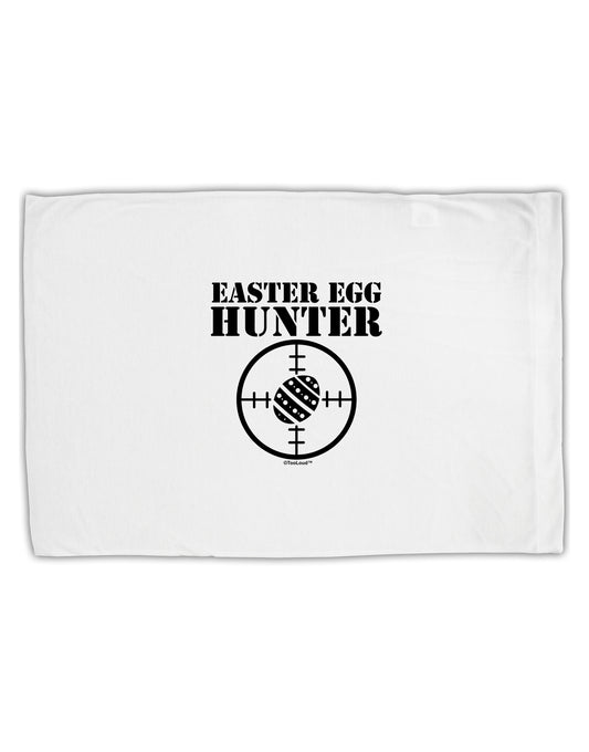 Easter Egg Hunter Black and White Standard Size Polyester Pillow Case by TooLoud-Pillow Case-TooLoud-White-Davson Sales