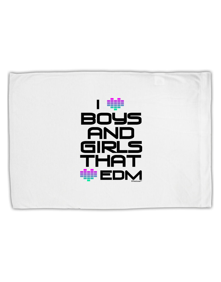 I Heart Boys and Girls That Heart EDM Standard Size Polyester Pillow Case-Pillow Case-TooLoud-White-Davson Sales