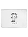 Three Reasons to Be a Teacher - June July August Standard Size Polyester Pillow Case-Pillow Case-TooLoud-White-Davson Sales