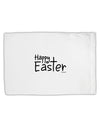 Happy Easter with Cross Standard Size Polyester Pillow Case by TooLoud-Pillow Case-TooLoud-White-Davson Sales