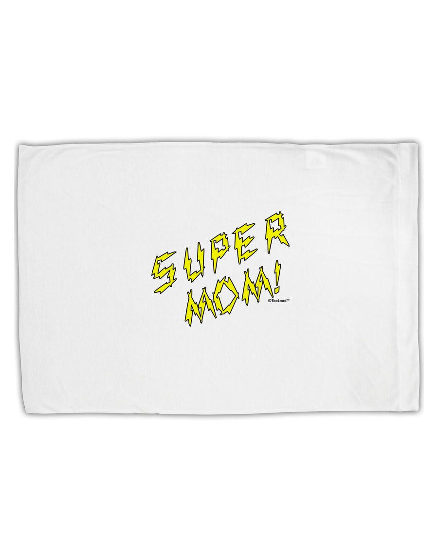 Super Mom - Lightening Bolt Design Standard Size Polyester Pillow Case by TooLoud-Pillow Case-TooLoud-White-Davson Sales