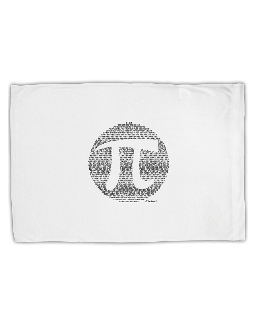 Pi Day Design - Pi Circle Cutout Standard Size Polyester Pillow Case by TooLoud-Pillow Case-TooLoud-White-Davson Sales