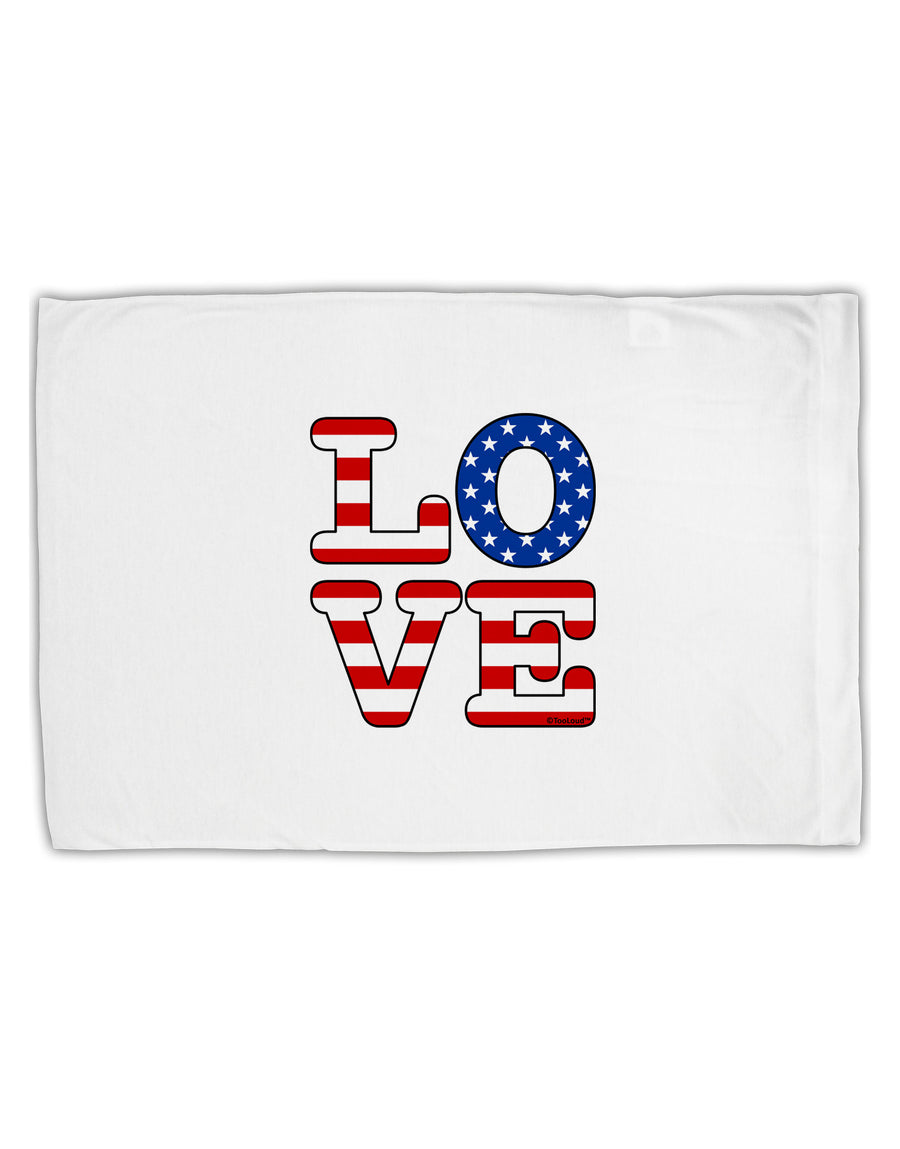 American Love Design Standard Size Polyester Pillow Case by TooLoud-Pillow Case-TooLoud-White-Davson Sales