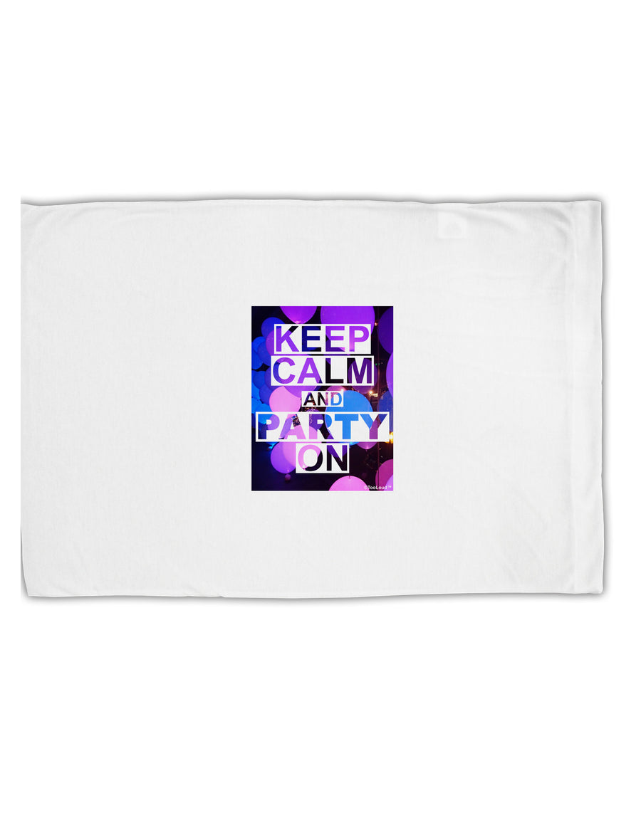 Keep Calm - Party Balloons Standard Size Polyester Pillow Case-Pillow Case-TooLoud-White-Davson Sales