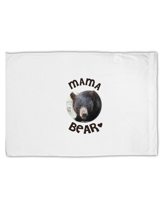 Black Bear - Mama Bear Standard Size Polyester Pillow Case-Pillow Case-TooLoud-White-Davson Sales