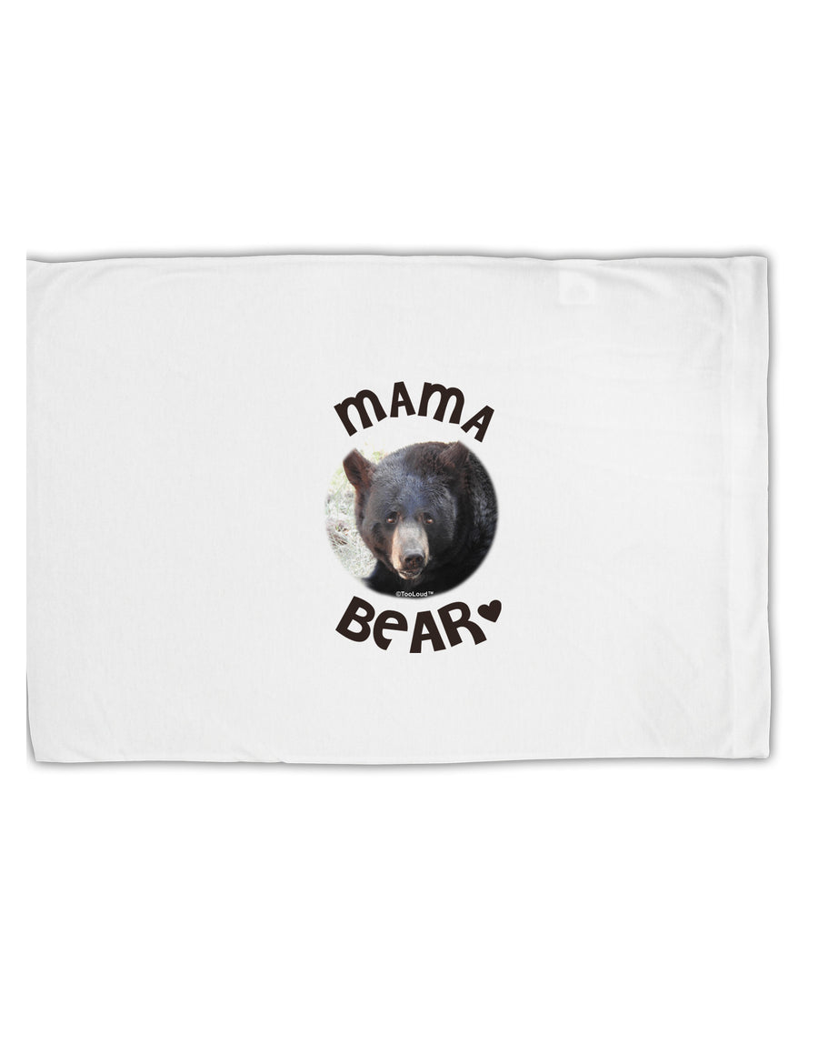 Black Bear - Mama Bear Standard Size Polyester Pillow Case-Pillow Case-TooLoud-White-Davson Sales