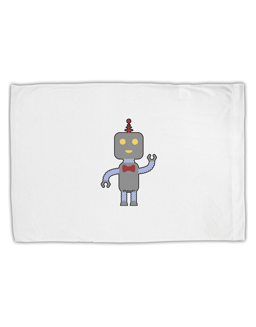 Cute Robot Male Standard Size Polyester Pillow Case by TooLoud-Pillow Case-TooLoud-White-Davson Sales