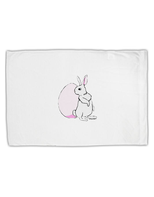 Easter Bunny and Egg Design Standard Size Polyester Pillow Case by TooLoud-Pillow Case-TooLoud-White-Davson Sales