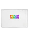 Proud American Rainbow Text Standard Size Polyester Pillow Case by TooLoud-Pillow Case-TooLoud-White-Davson Sales