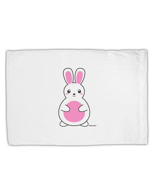 Cute Easter Bunny - Pink Standard Size Polyester Pillow Case by TooLoud-Pillow Case-TooLoud-White-Davson Sales