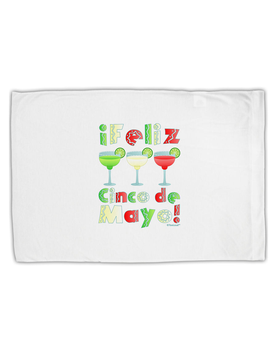 Margaritas - Mexican Flag Colors - Feliz Cinco de Mayo Standard Size Polyester Pillow Case by TooLoud-Pillow Case-TooLoud-White-Davson Sales