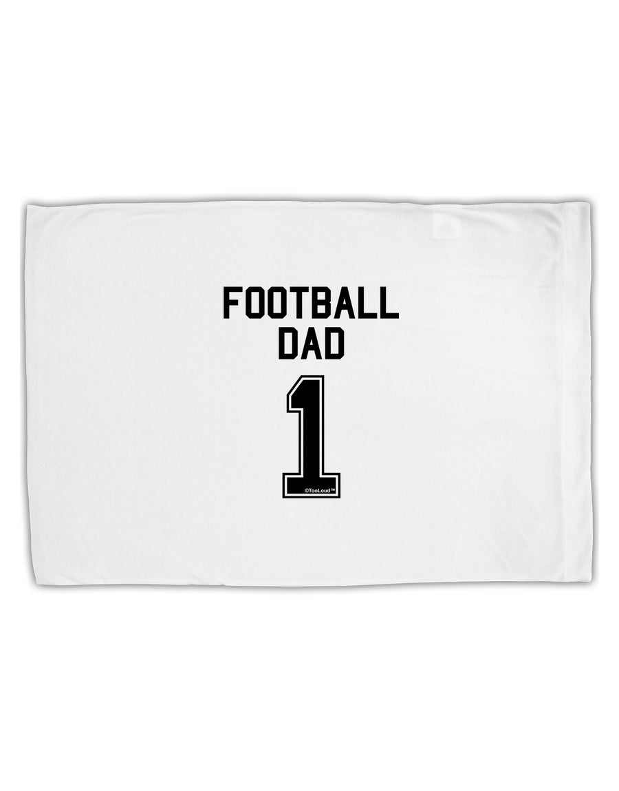 Football Dad Jersey Standard Size Polyester Pillow Case by TooLoud-Pillow Case-TooLoud-White-Davson Sales