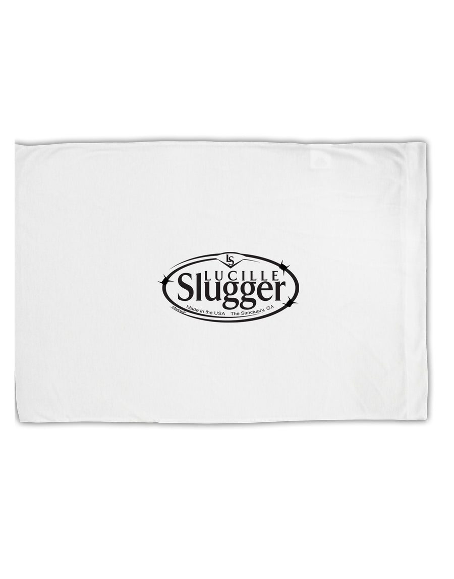 Lucille Slugger Logo Standard Size Polyester Pillow Case by TooLoud-Pillow Case-TooLoud-White-Davson Sales